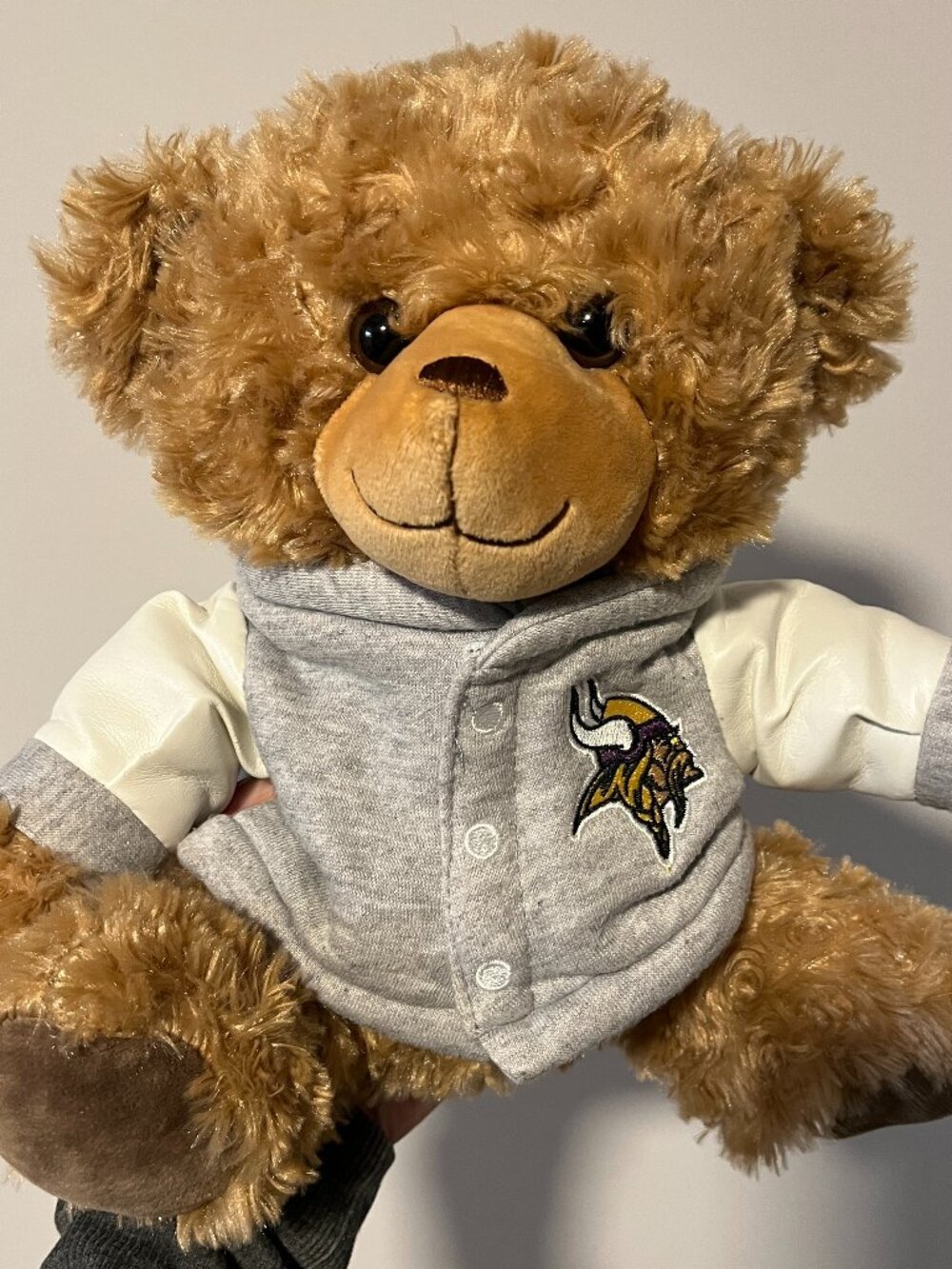 NFL Vikings Teddy Bear Plush with Jacket